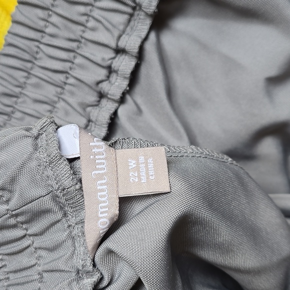 EUC - Women Within Pants in Brown, Gray, Raspberry, size 22W - Bundle of 3 - Picture 3 of 12